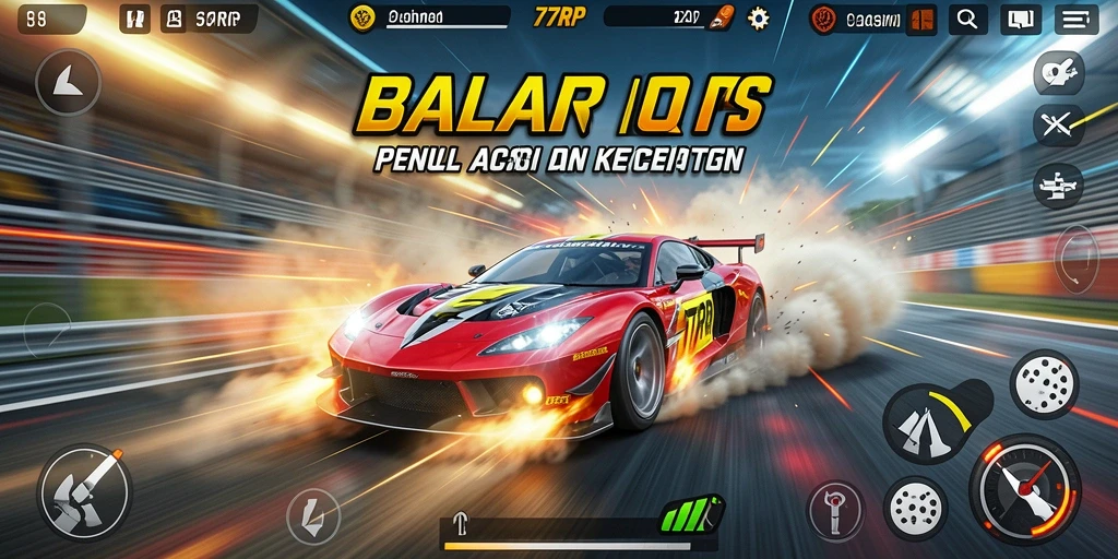 Gameplay Racing yang seru dan kompetitif di 77RP.