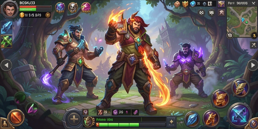 Tampilan gameplay seru dan menegangkan di BOSKU33.