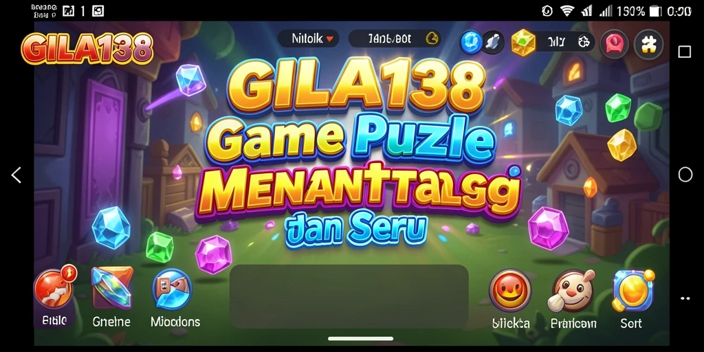 Tampilan gameplay GILA138 yang penuh warna dan menantang.