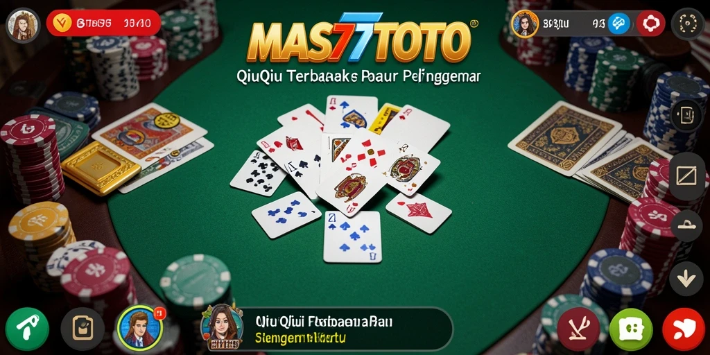 Tampilan gameplay seru QiuQiu di MAS77TOTO.