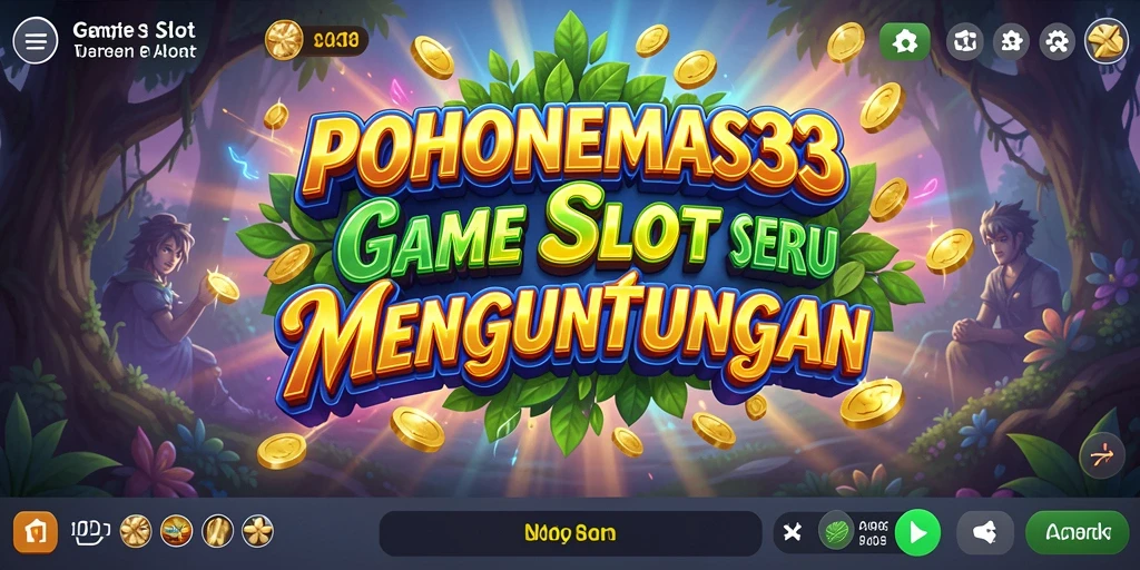 Tangkapan layar gameplay <strong>POHONEMAS33</strong> yang menunjukkan keseruan bermain Slot.