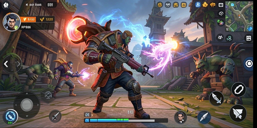 Tampilan gameplay RP886 yang penuh aksi dan keseruan.