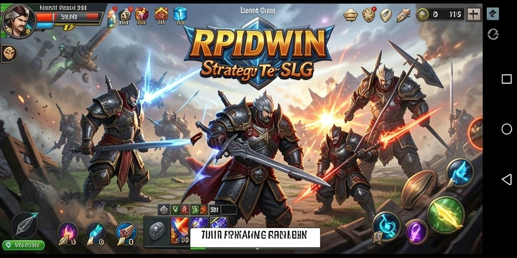 Tampilan dinamis dari pertempuran strategis dalam RPIDWIN.